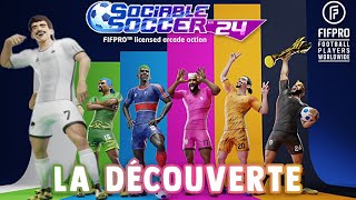 Sociable Soccer 24  La découverte amp gameplay [upl. by Eleinad584]