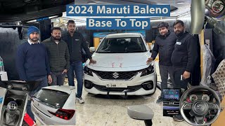 2024 Maruti Baleno Sigma Modification  Base To Top  Nexa OEM Accesories  Car Mode [upl. by Sekofski]