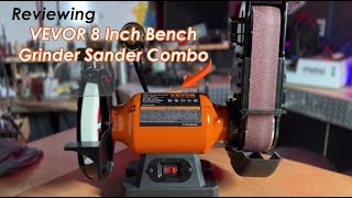 Reviewing VEVOR Belt Grinder Sander Combo is it worth it Opal Lapidary workshop [upl. by Grand725]