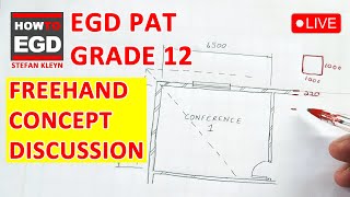 EGD CIVIL PAT  Grade 12  FREEHAND CONCEPT Discussion [upl. by Enneirda]