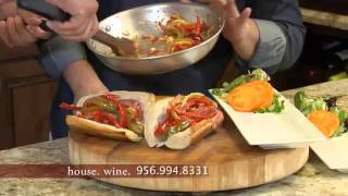 House wine amp Bistro Porchetta and Italian Sausage Sandwich on Savor the Flavor Part 4 [upl. by Denison]