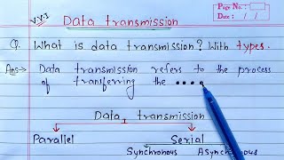 Data Transmission in Computer Networks  Learn Coding [upl. by Ettelrats]