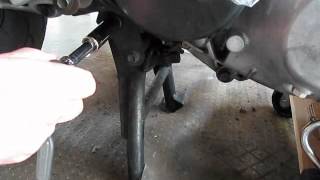 Burgman 650  DIY  CVT Assembly Removal steps 11 [upl. by Oiramat]