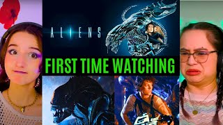 REACTING to Aliens 1986 THE GREATEST SEQUEL First Time Watching Scifi Movies [upl. by Airalav]