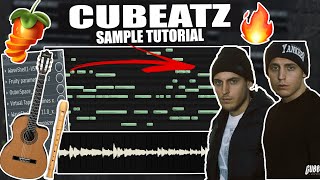 How To Make SIMPLE but FIRE Samples Like Cubeatz  Cubeatz Pyrex  FL Studio 20 Tutorial [upl. by Phyl]