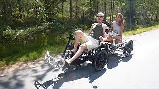 Olle rides the Armadillo electric cargo bike from Gothenburg to Fårö [upl. by Ainaznat]