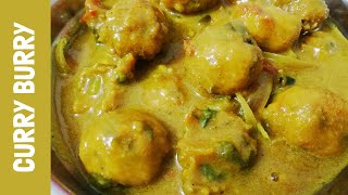 Curry Burry  Carri Barri  Split Peas Fritters Curry  Dholl Tipois Moms Recipe  Mauritius  TTK [upl. by Bevers]