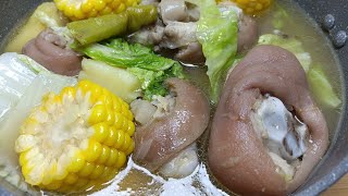 NILAGANG PATA NG BABOY RECIPE  BRAISED PORK HOCK SOUP  PATA NG BABOY RECIPE [upl. by Oguh]