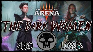 Goth Girl Supremacy  MTG Arena  Mono Black Professor Onyx All Female NO LOSSES Standard BO1 [upl. by Kyte471]