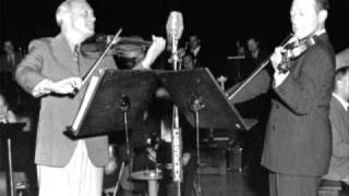 Jascha Heifetz and Jack Benny  USO Skit WWII [upl. by Ailin]