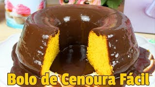 Bolo de Cenoura Fácil  O Melhor Bolo de Cenoura do Mundo [upl. by Nailij963]