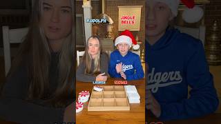 Sister vs sister Christmas Trivia Challenge familygames christmasgames [upl. by Steffi]