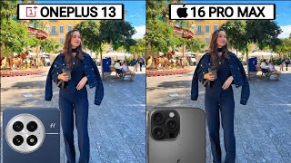 OnePlus 13 Vs iPhone 16 Pro Max Camera Test Comparison [upl. by Grania]