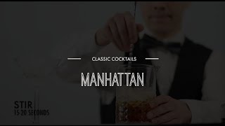 Classic Cocktails  Manhattan [upl. by Yrkcaz12]