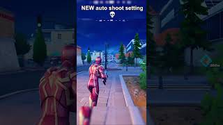 NEW AUTO SHOOT SETTING💀 thrxve fortnite glitch [upl. by Afira]