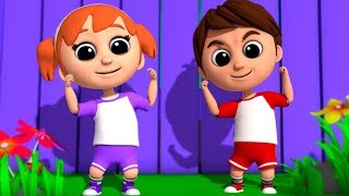 Head Shoulders Knees And Toes  Nursery Rhymes  Kids Songs  Baby Videos [upl. by Niltag]