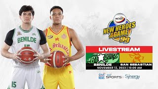 NCAA Season 99  Benilde vs San Sebastian Mens Basketball LIVESTREAM  Replay [upl. by Crow581]