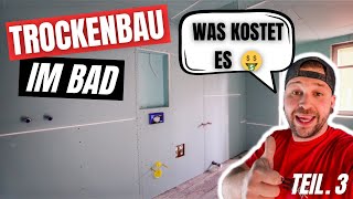 TROCKENBAU im Bad ⎜KOSTEN 🤑 [upl. by Ainotahs]