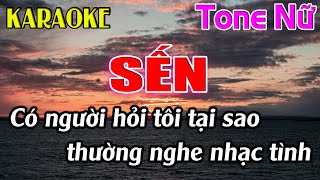 Sến Karaoke Tone Nữ  Ebm  Karaoke Dễ Hát  Beat Mới [upl. by Ronym]