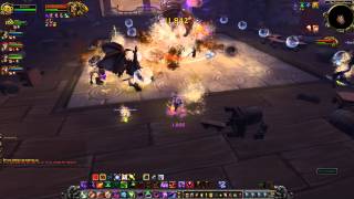 MoP Beta Affliction Warlock Playstyle and Testing in new Dungeons [upl. by Coady539]