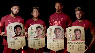 Hilarious FIFA 22 ratings reveal  Ox pranks Matip Firmino and Gomez [upl. by Anitnauq]