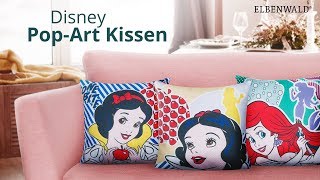 PopArt Disney Kissen mit Schneewittchen und Arielle [upl. by Navetse]