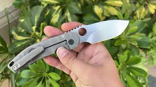 Peter Rassenti Alpha Integral Custom Knife From R1MarketPlace [upl. by Augusta]