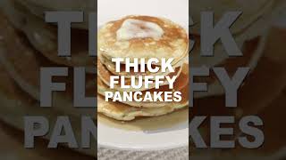 Easy Thick Fluffy American Pancakes Recipe shorts [upl. by Nyltyak473]