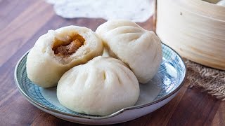 Eng Sub 鲜肉包子【曼食慢语第114集】 Chinese steamed pork bun [upl. by Damiano682]