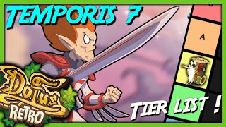 Temporis Dofus Retro   La Tier List Version courte [upl. by Desmond]