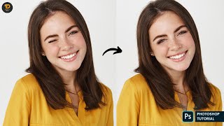 How to Open Eyes in Photoshop 👀 বন্ধ চোখ খোলার সহজ উপায় [upl. by Dickman]