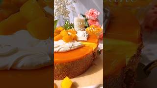 How to Make Mango Cheesecake 🥭🍰🧁🌿 how to make no bake mango cheesecake at home tasteconner cake [upl. by Aile]