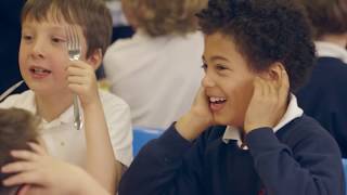 Flash Mob  Opera performs in a primary school during lunch🎵💃🏽 [upl. by Aneerak]