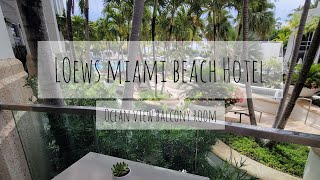 LOEWS MIAMI BEACH HOTEL ROOM TOUR [upl. by Ahcila526]