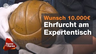 Original WMBall von 1954 mit Autogrammen der Weltmeister  Bares für Rares vom 07022019  ZDF [upl. by Evslin]