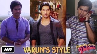 Varuns Style  Humpty Sharma Ki Dulhania  Varun Dhawan Alia Bhatt [upl. by Astrahan]