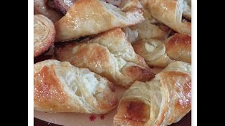 Quesitos y espejuelitos con masa de hojaldre  Puff Pastry [upl. by Aitselec302]