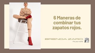 6 maneras de combinar tus zapatos rojos [upl. by Razid]