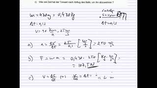 Aufgaben Newtonschen Gesetze [upl. by Enyrb771]