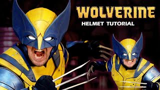 How to Make Wolverines Helmet  Free Templates  Wolverine Cosplay Cowl Foam Mask DIY [upl. by Farley]