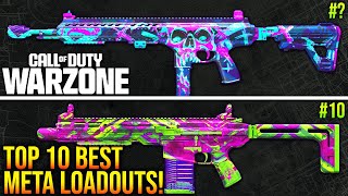 WARZONE New TOP 10 BEST META LOADOUTS Ranked WARZONE Best Weapons [upl. by Rowley]