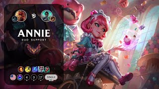 Annie Support vs Karma  NA Grandmaster Patch 1322 [upl. by Lind]