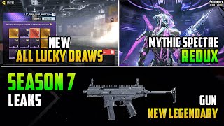 Mythic Spectre Redux  Season 7 All Lucky Draws CODM  Legendary Guns COD Mobile Leaks [upl. by Innavoig]