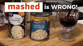 Mashed Clam Chowder Review is an Abomination Great Value Clam Chowder is the Best [upl. by Riti892]