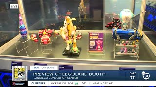 A peek at Legos interactive booth at ComicCon [upl. by Assirrak]