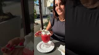 La granita siciliana fragola e panna sicilia granita dolci [upl. by Buseck]