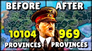 I Removed 90 Of PROVINCES From HOI4 It Changed EVERYTHING [upl. by Bartlet]