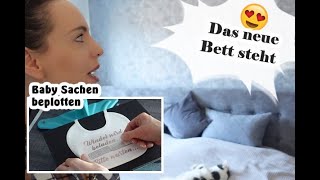 Das neue Familienbett stehtBabylätzchen beplottenPistazien Creme 😍Mel´s Kanal [upl. by Teragramyram]