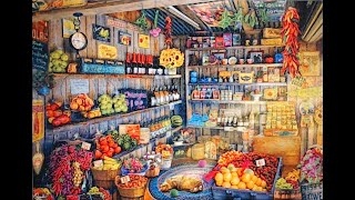 2000 Piece Farm Fresh by Aimee Stewart Jigsaw Puzzle Time Lapse [upl. by Auhsoj]