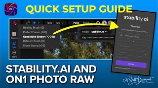 How To Setup Stability AI For ON1 Photo RAW 2025 [upl. by Dugald]